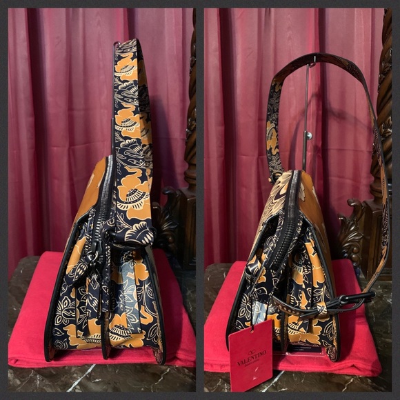 Valentino mime runway printed Hobo NWT $3695 - Picture 9 of 14